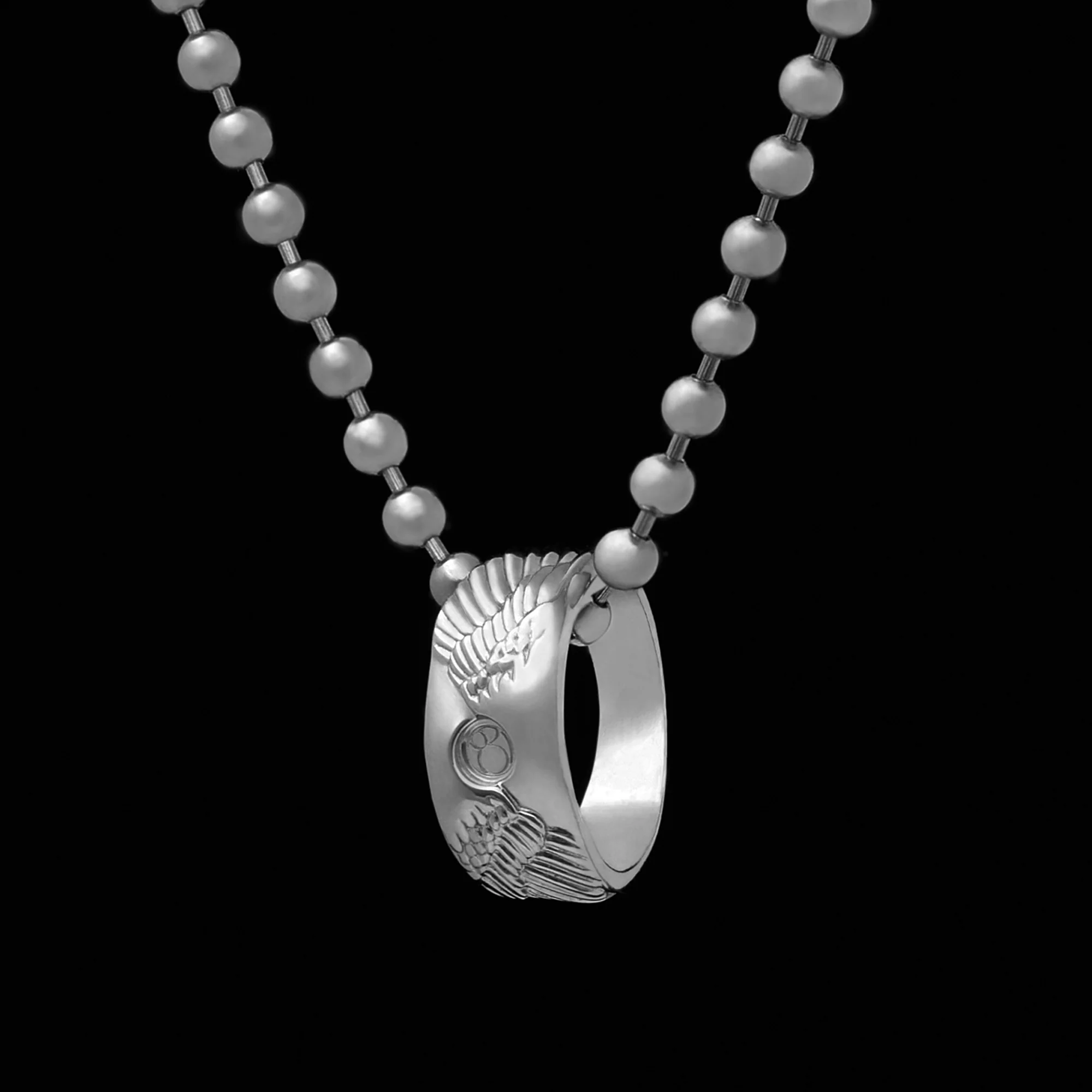 Angel Wing Ring, Ball Chain
