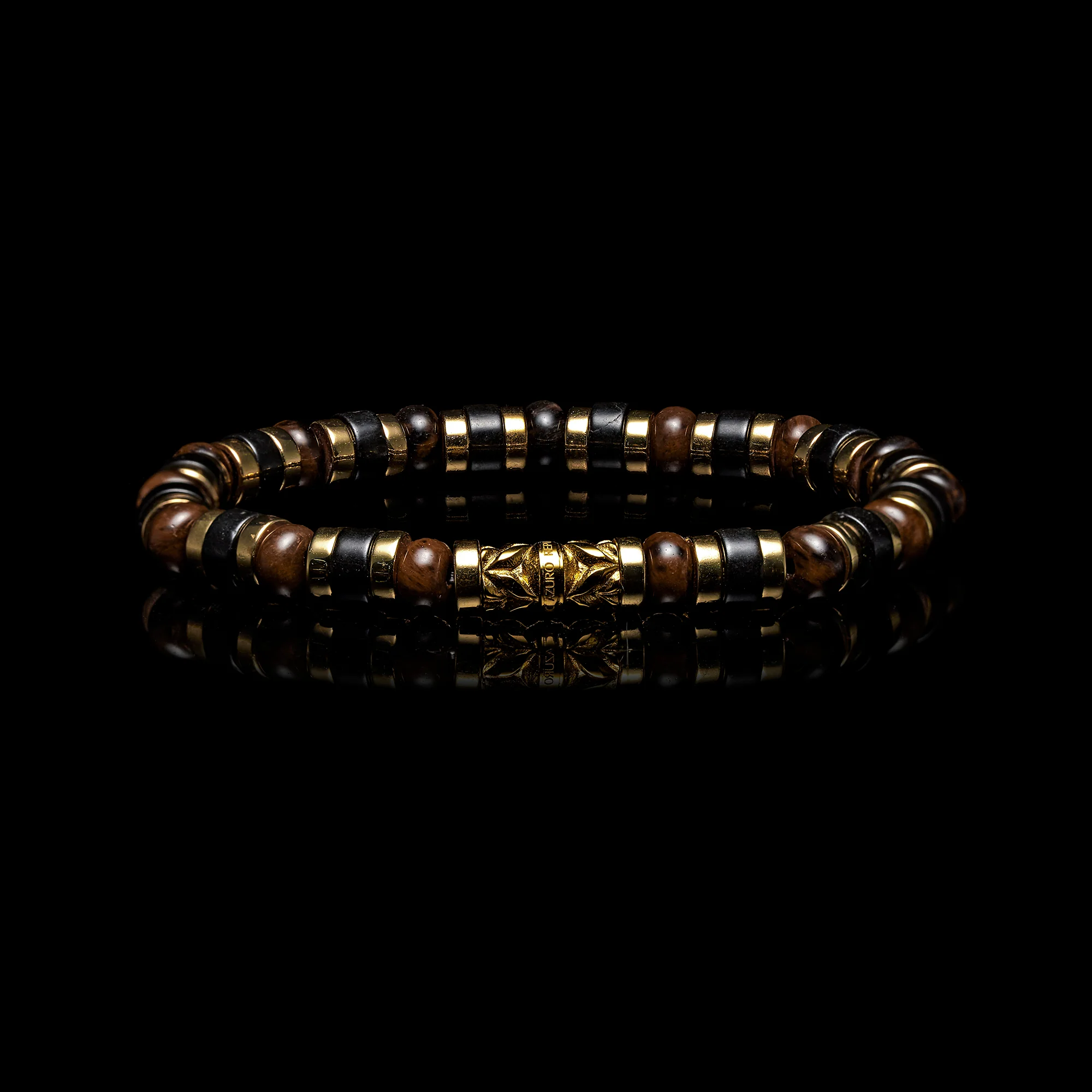 Arabica | Brown Obsidian Beaded Bracelet