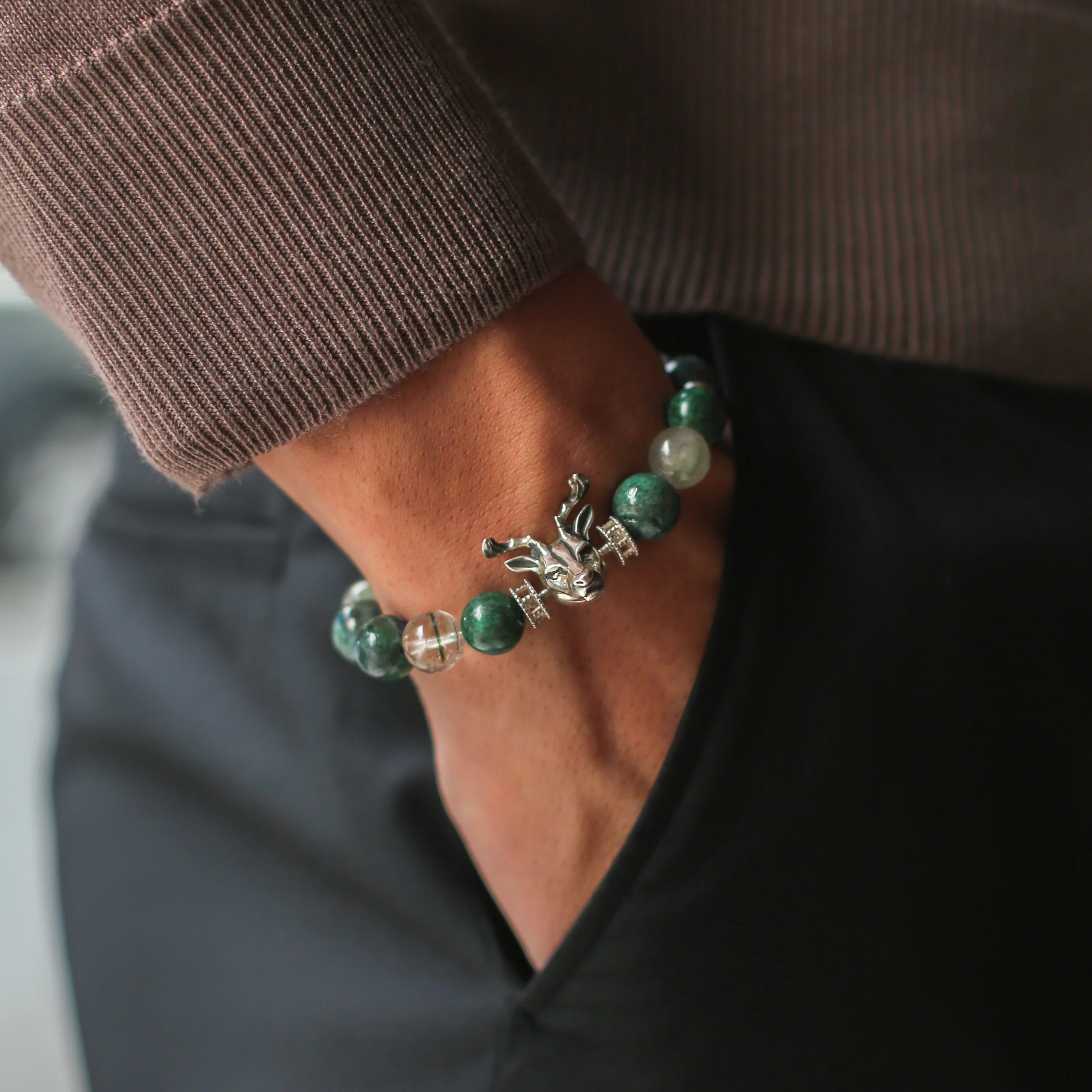 Silver Buck Bead (Charm Only) - Image 4