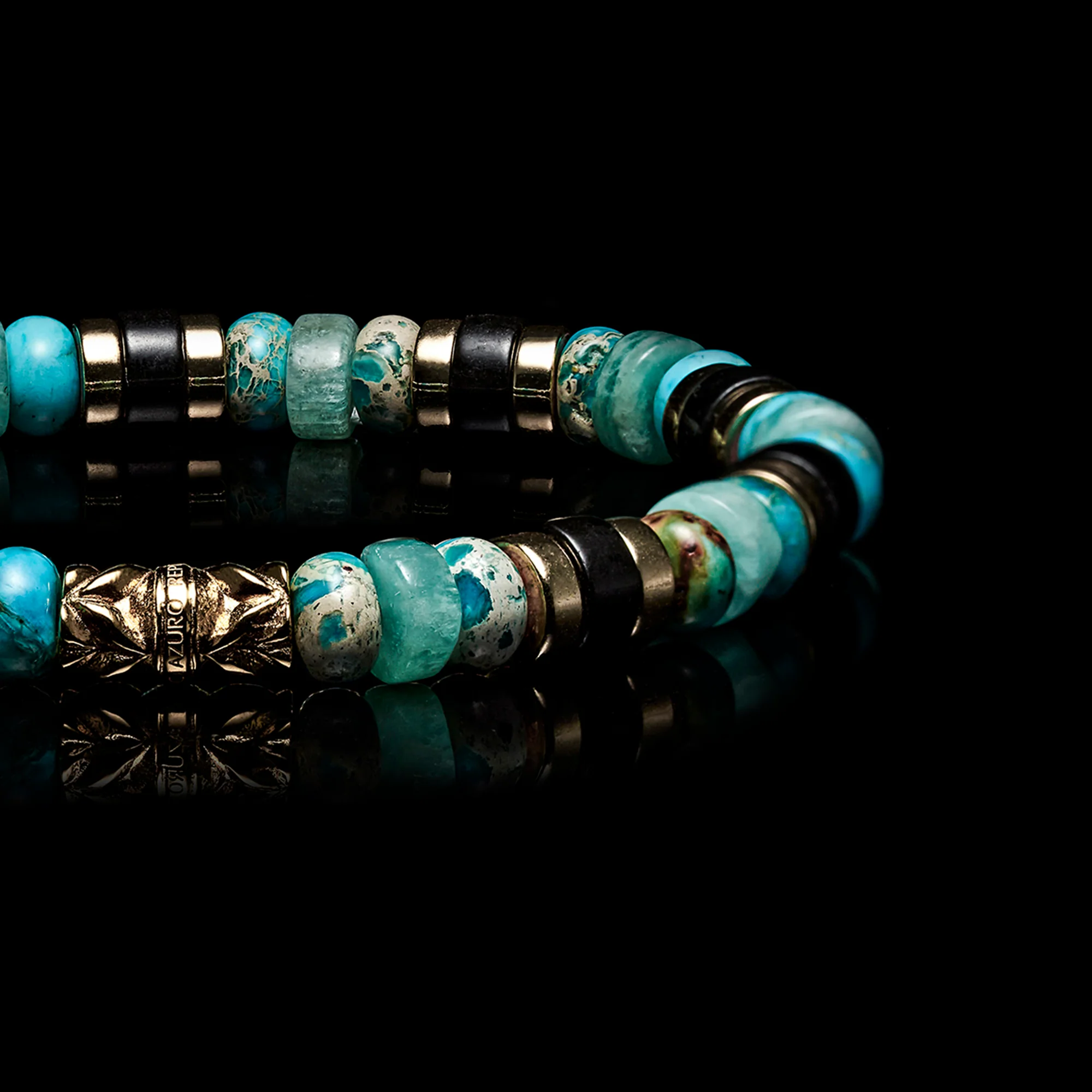 Bora | Turquoise Beaded Bracelet - Image 2