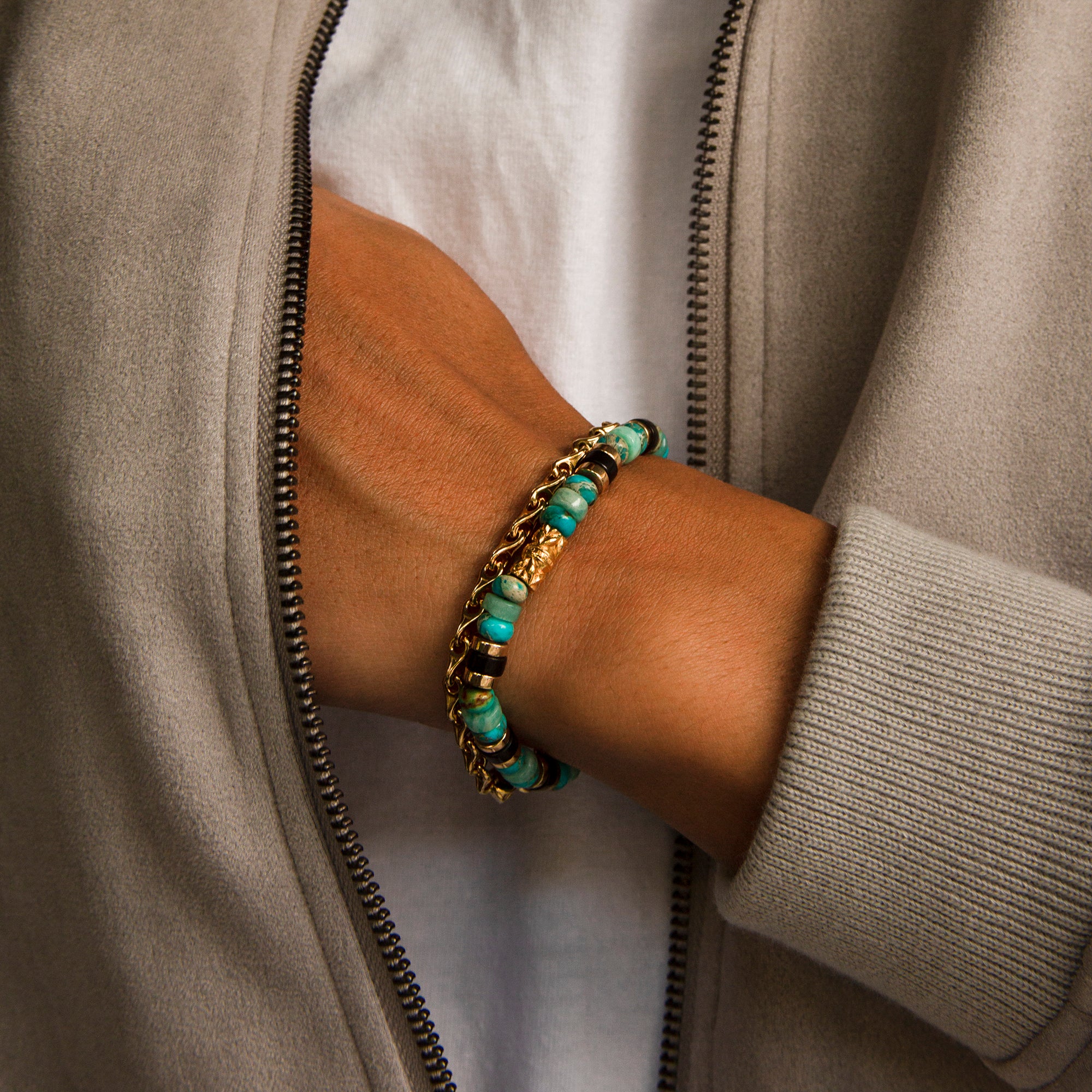 Bora | Turquoise Beaded Bracelet - Image 5