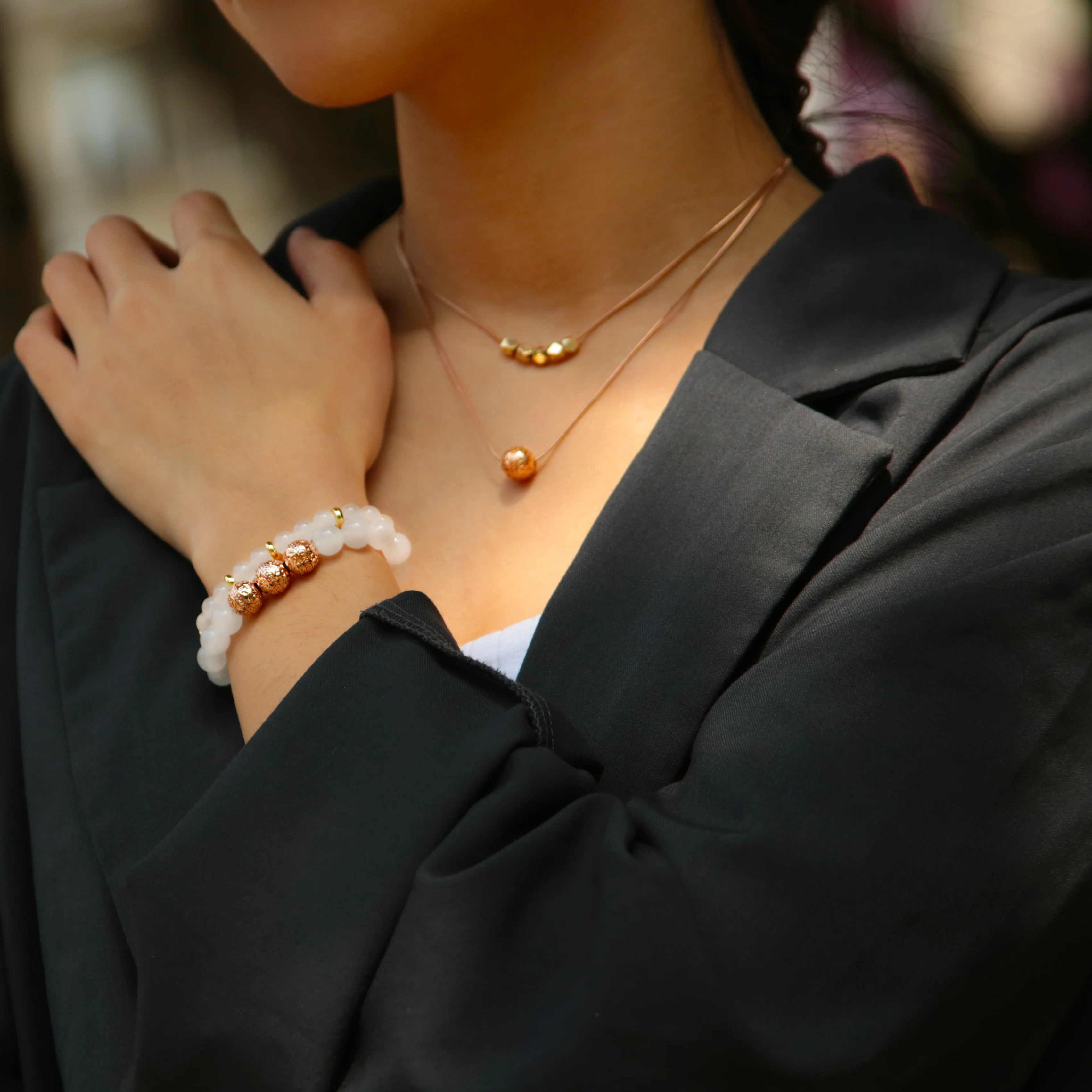 Classic Rose Gold Necklace - Image 3