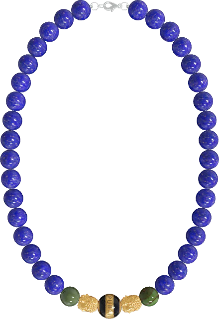 Custom: Beaded Metal Necklace #3a4haflc