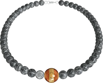 Custom: Beaded Metal Necklace #zmcforhf