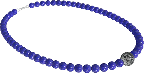 Custom: Beaded Metal Necklack #fy85740v