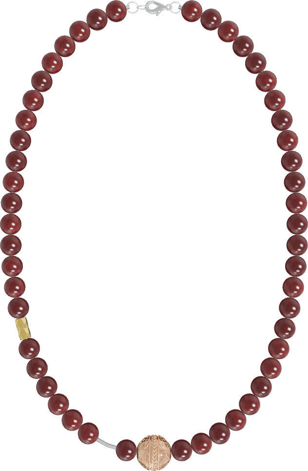 Custom: Beaded Metal Necklack #kmmr86k4