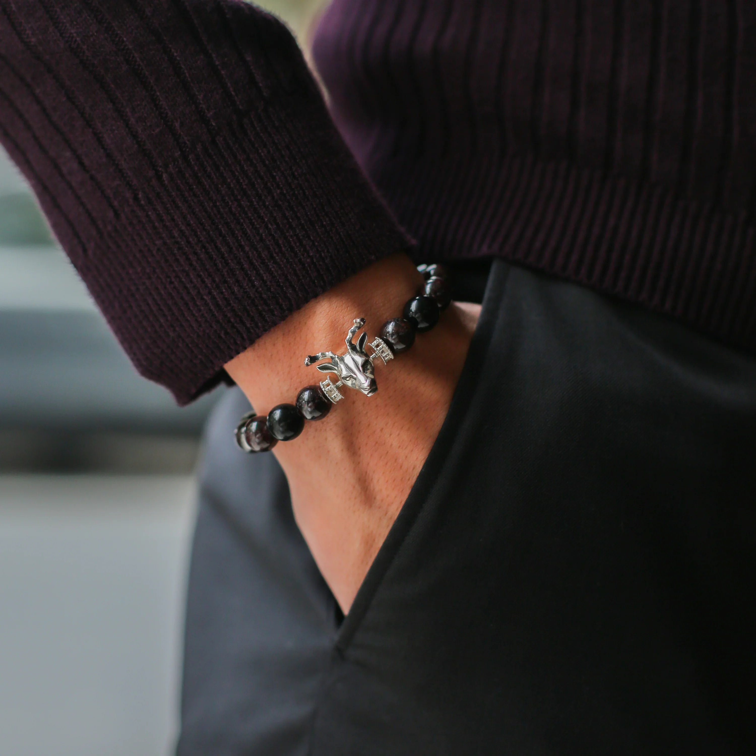 Steel Beaded Bracelet (Chain Only, without charm) - Image 13