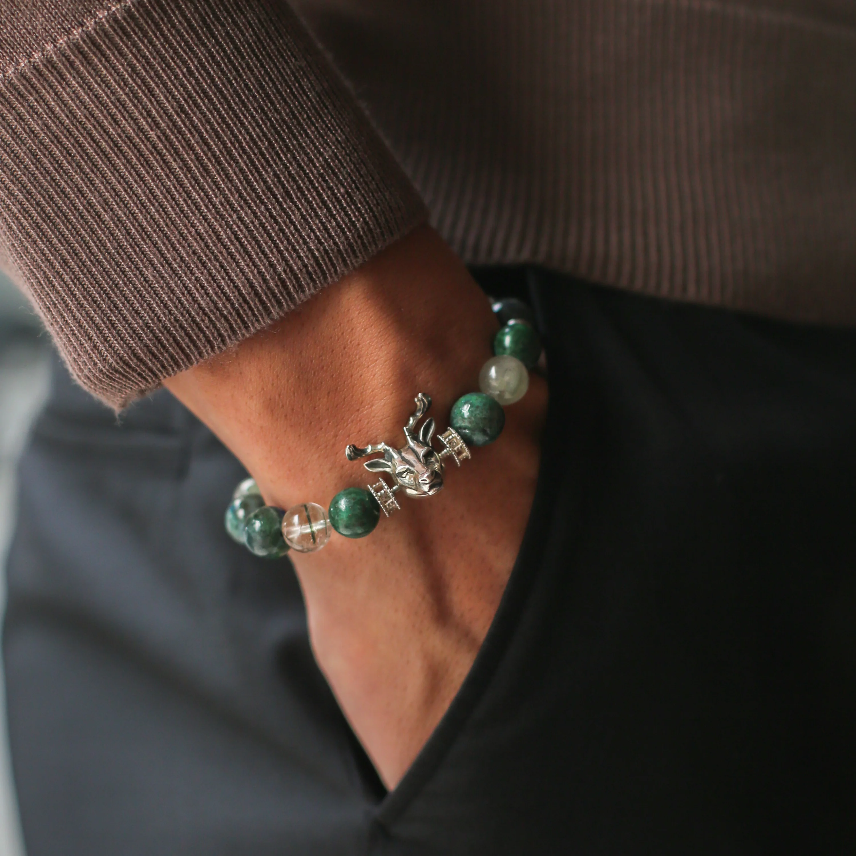 Steel Beaded Bracelet (Chain Only, without charm) - Image 5