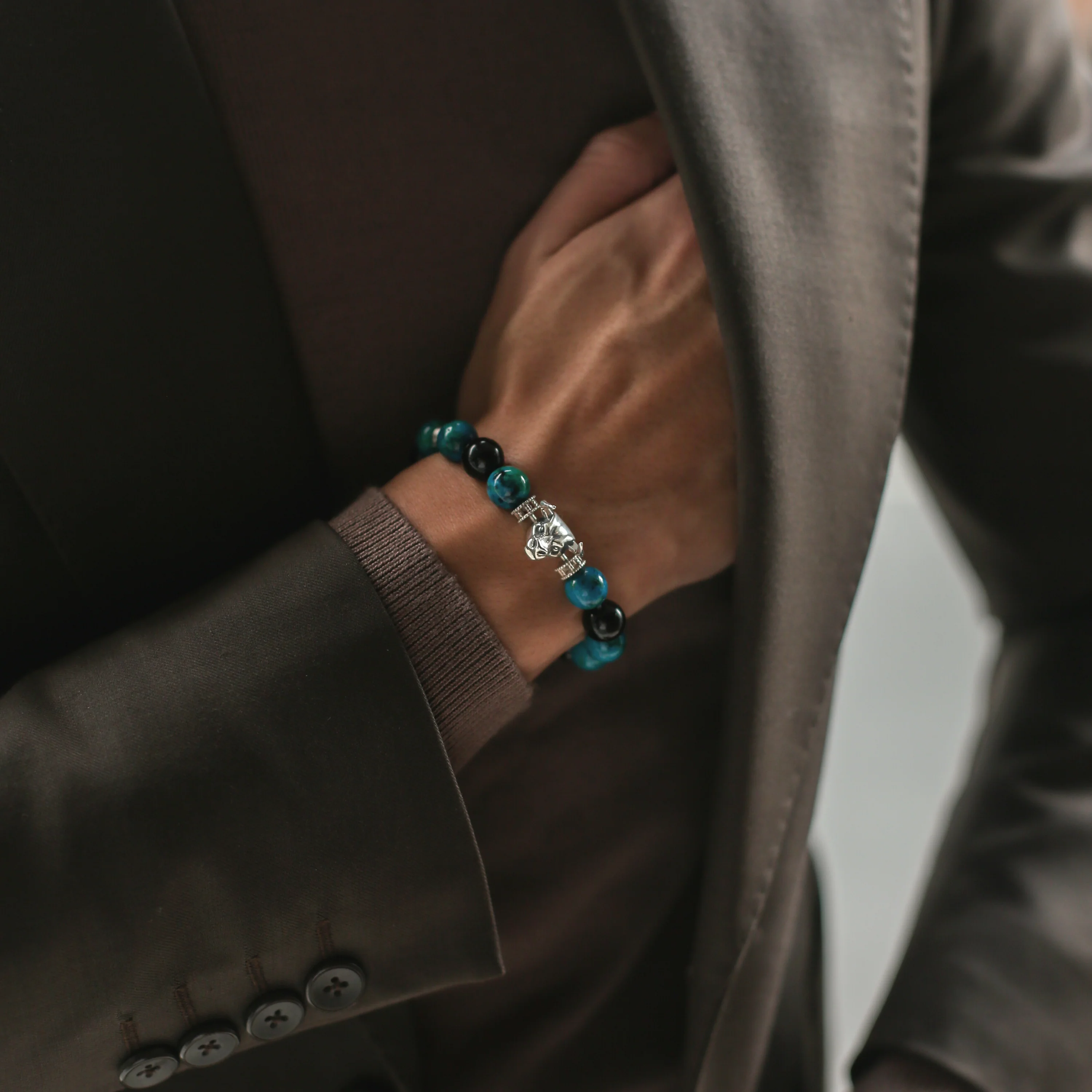 Steel Beaded Bracelet (Chain Only, without charm) - Image 9
