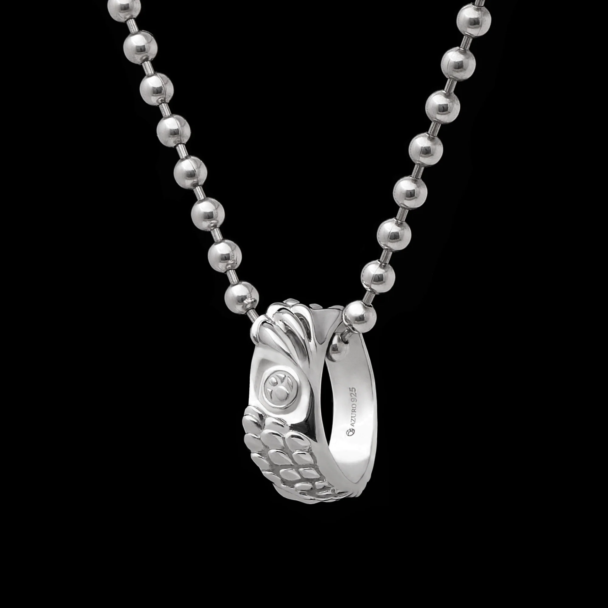 Dragon Claw Ring Necklace