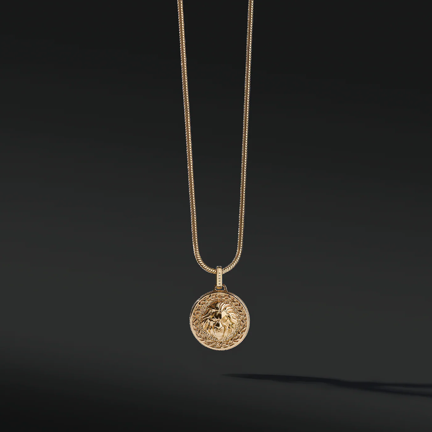 Lion Gold Pendant Necklace - Image 2