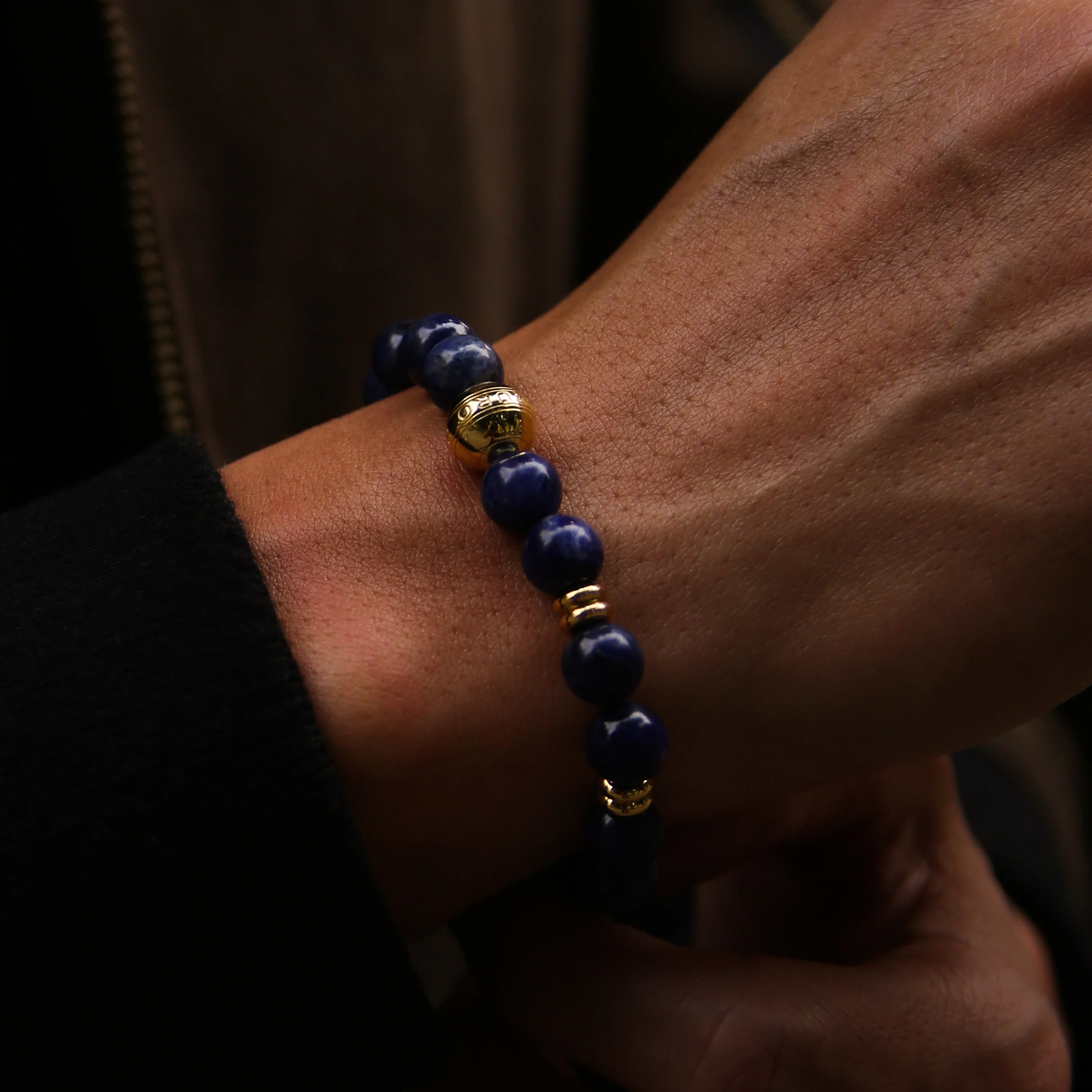 Gold Sodalite Chakra Bracelet - Image 2
