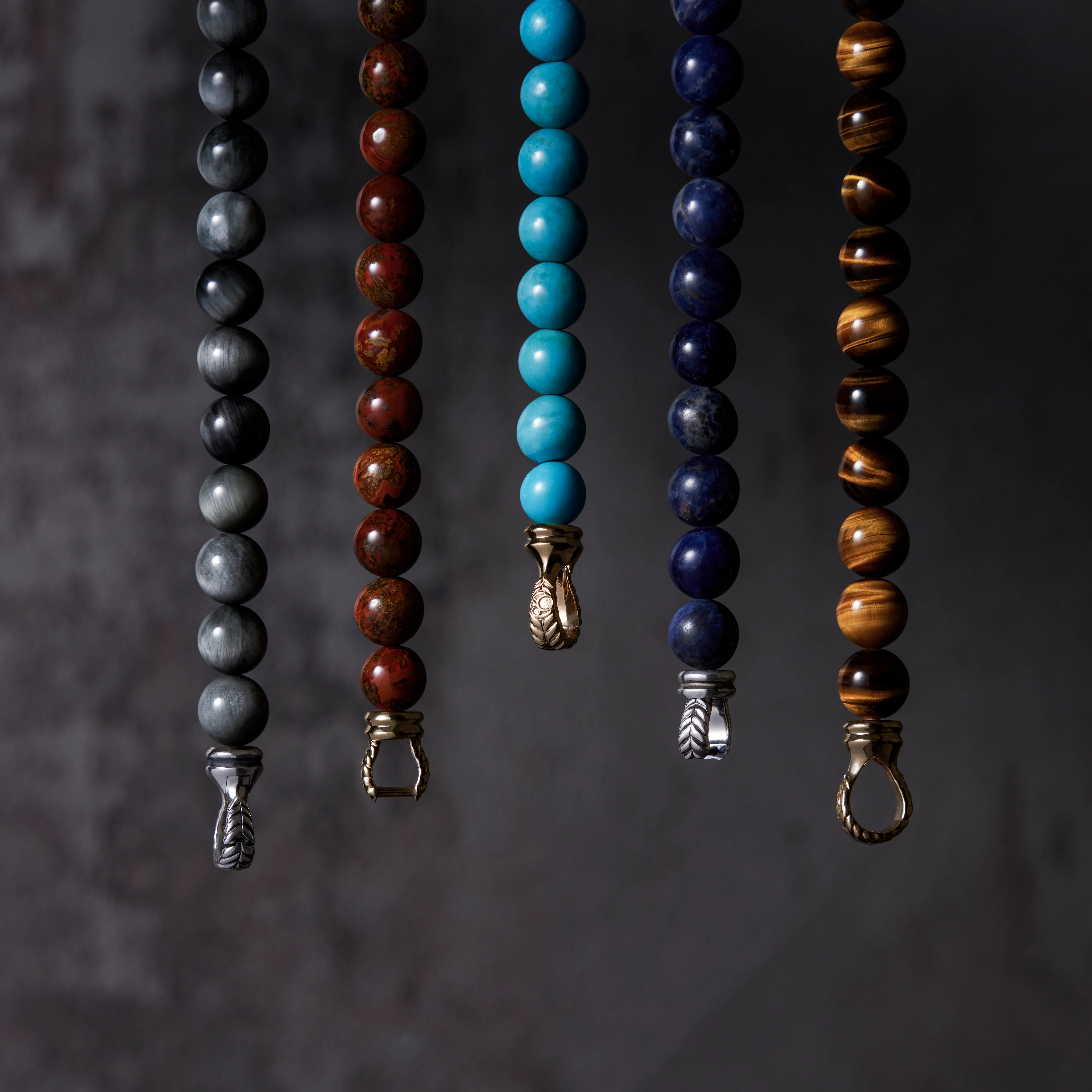 Laurel 18k Gold Turquoise Beaded Bracelet - Image 3