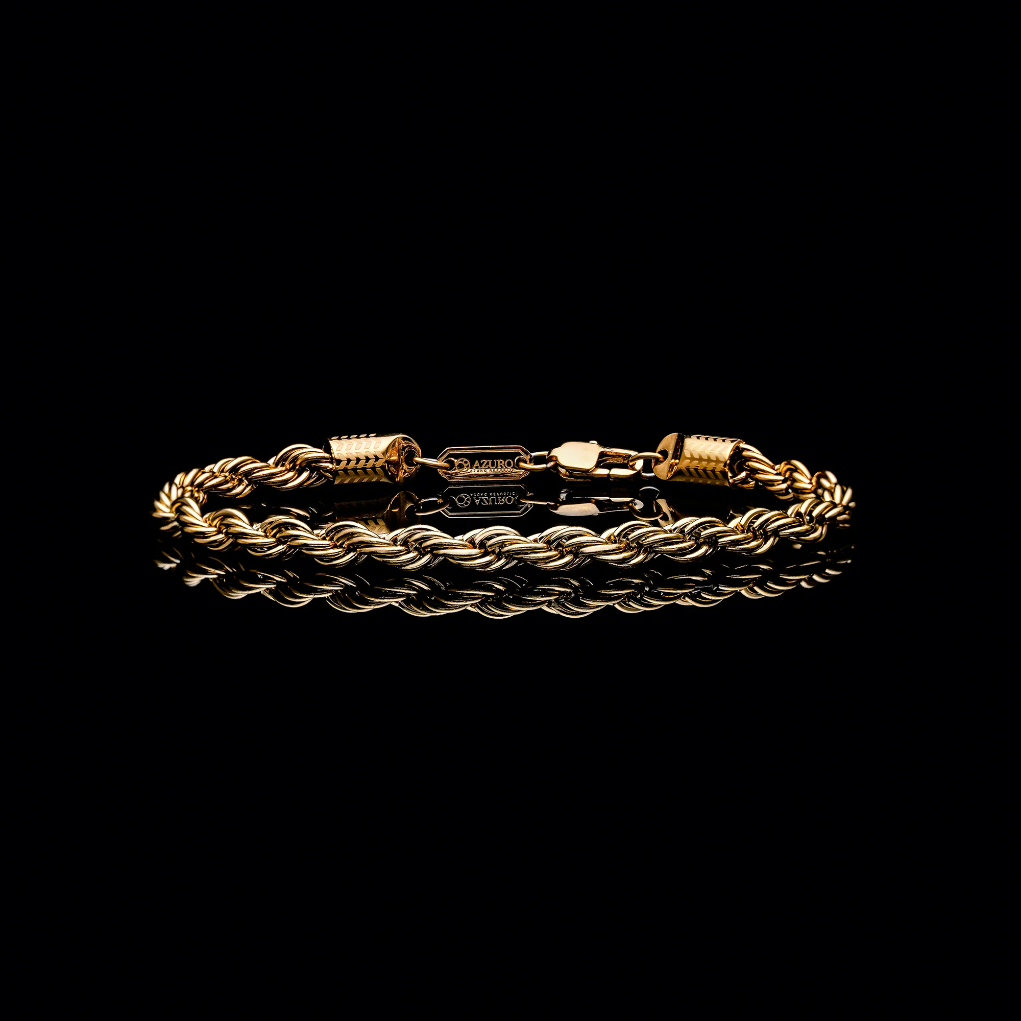 Laurel Twisted Chain Bracelet | Gold Color