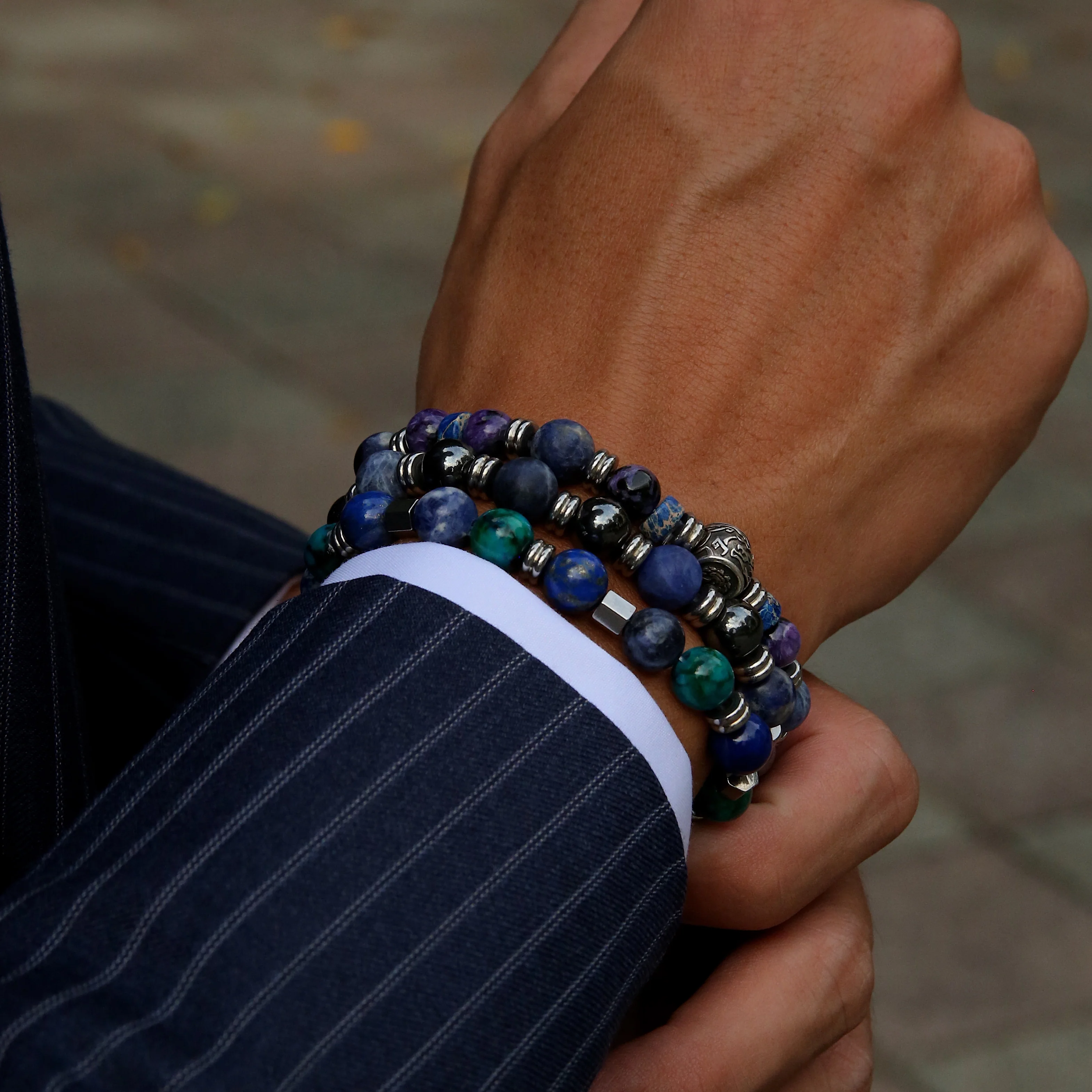 The Poseidon - Stack Bracelets For Men - Image 3