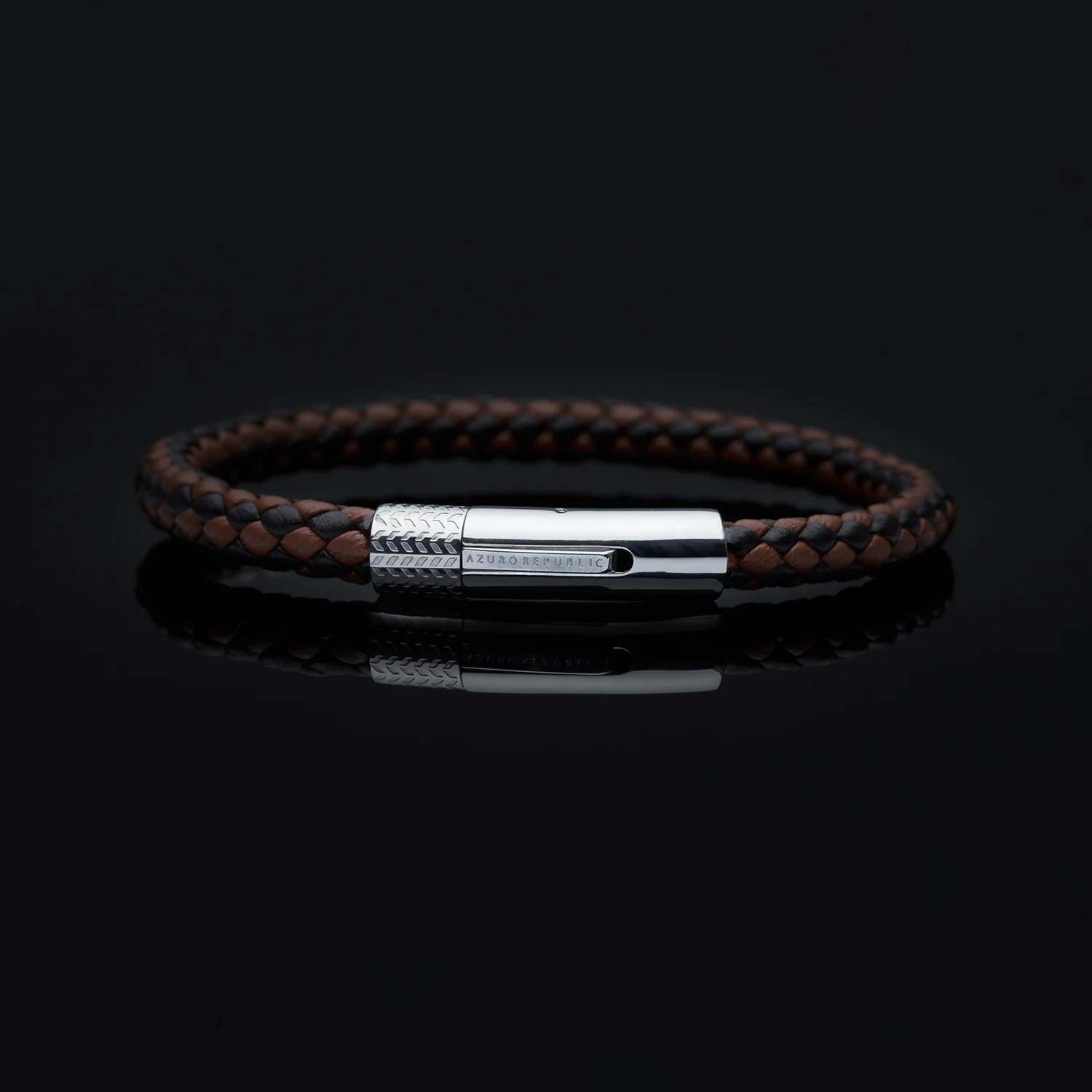 Mixed Brown Leather Bracelet