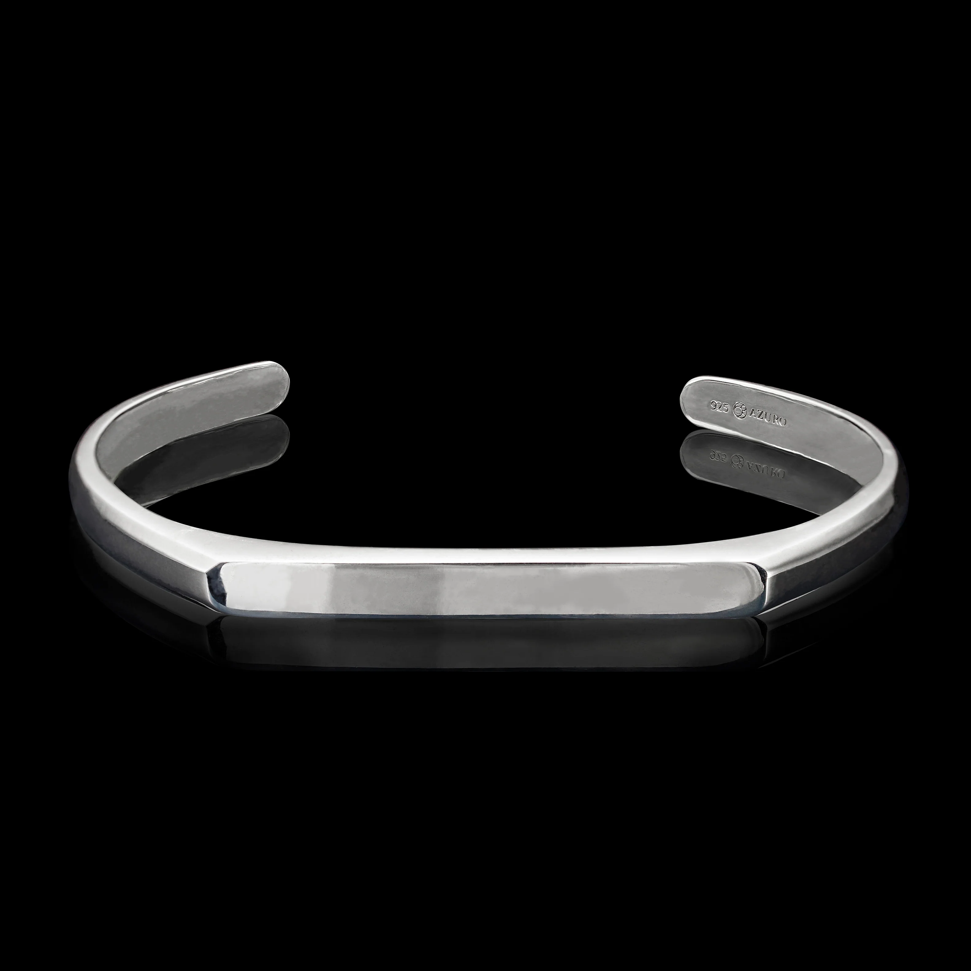 Omega 925 Silver Cuff Bracelet