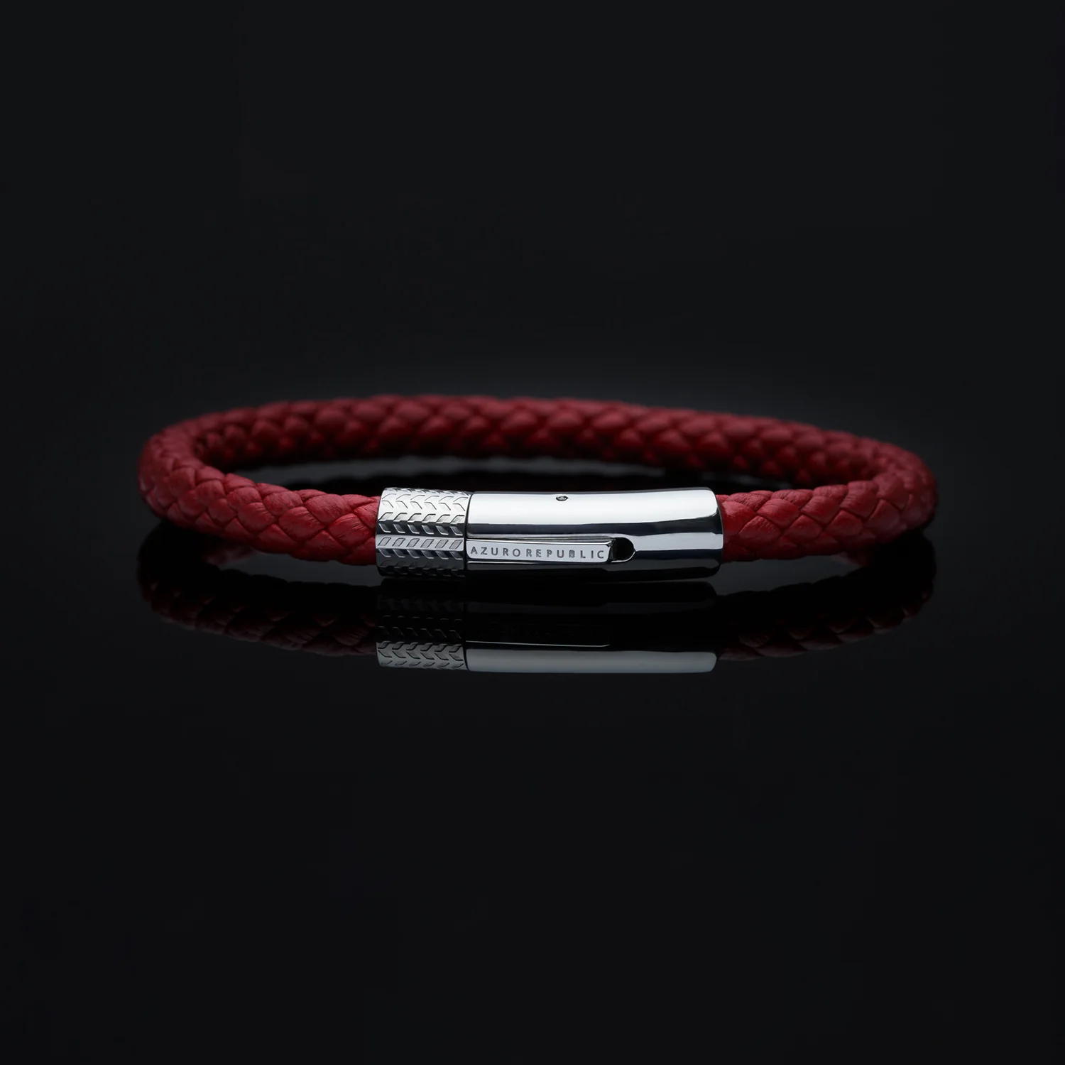Red Leather Bracelet