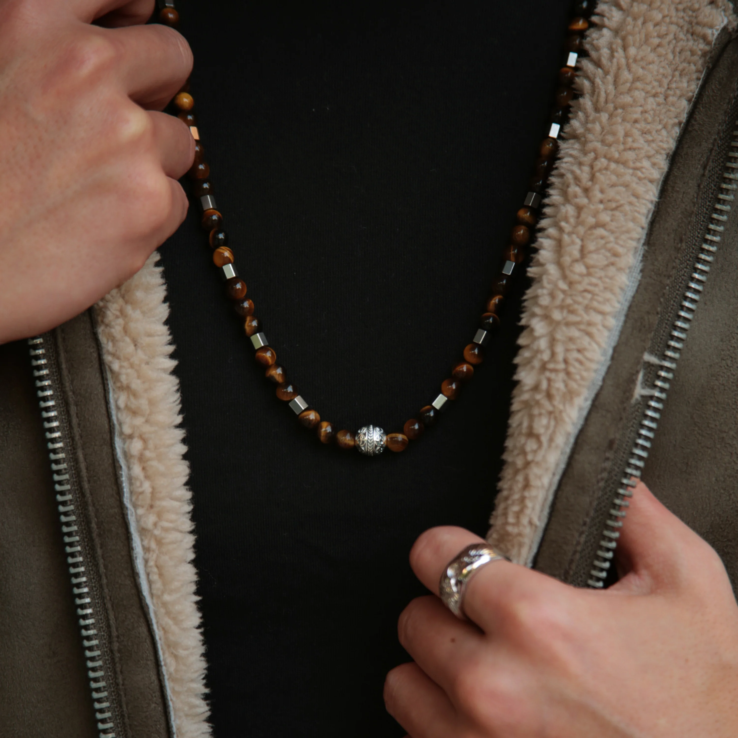 Tiger Eye Crystal Necklace - Image 2