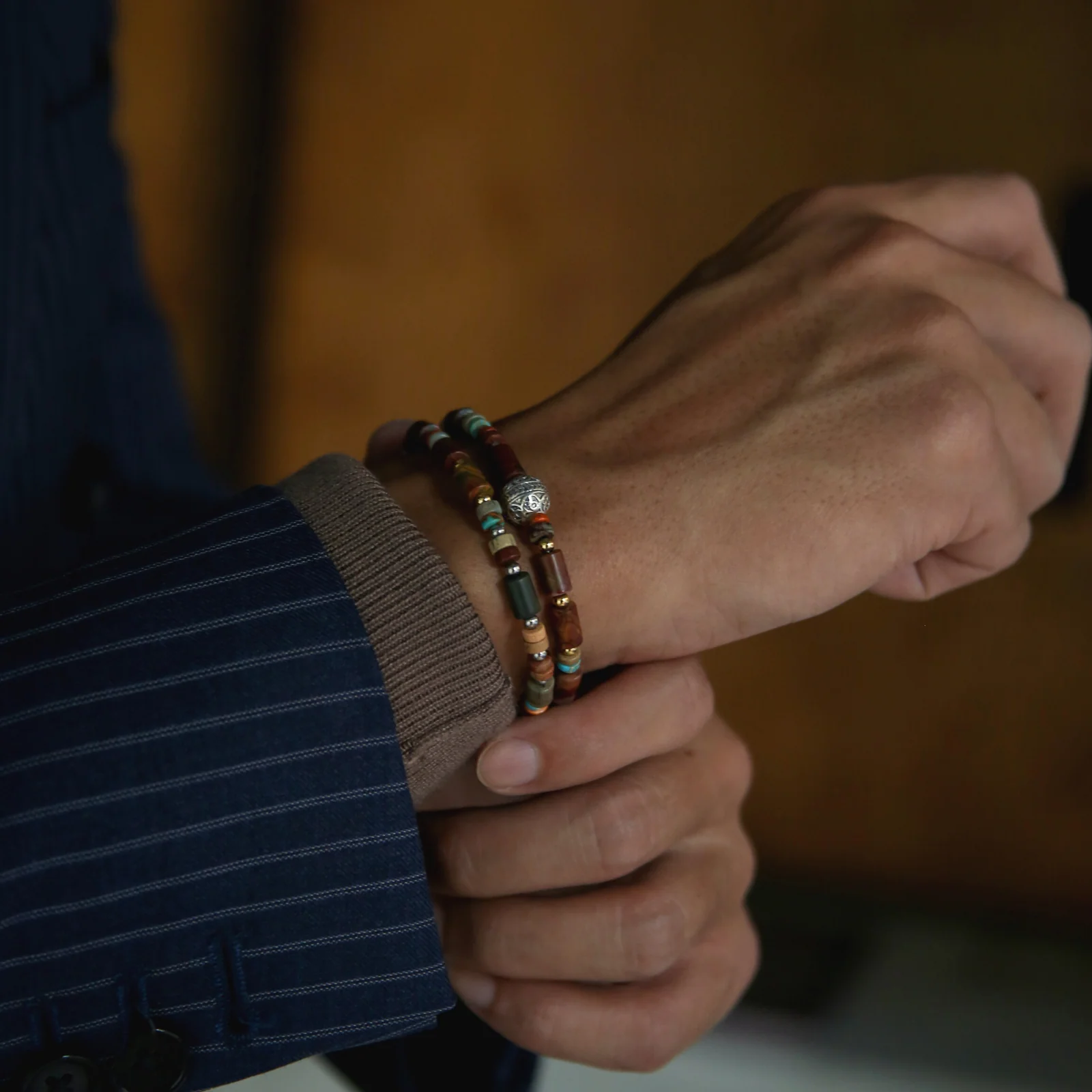 Silver Wrap Zen Bracelet - Image 3
