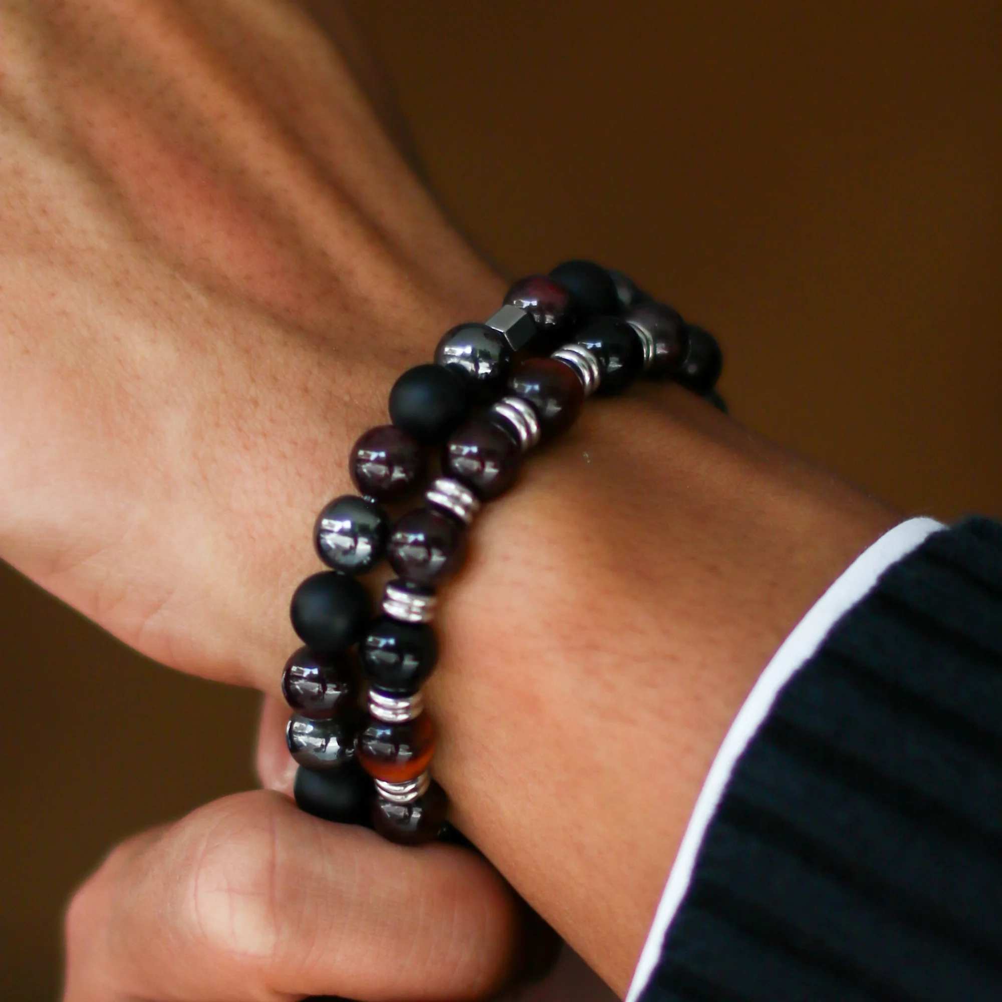 Cranberry Sauce | Stack Bracelets For Men - Image 2