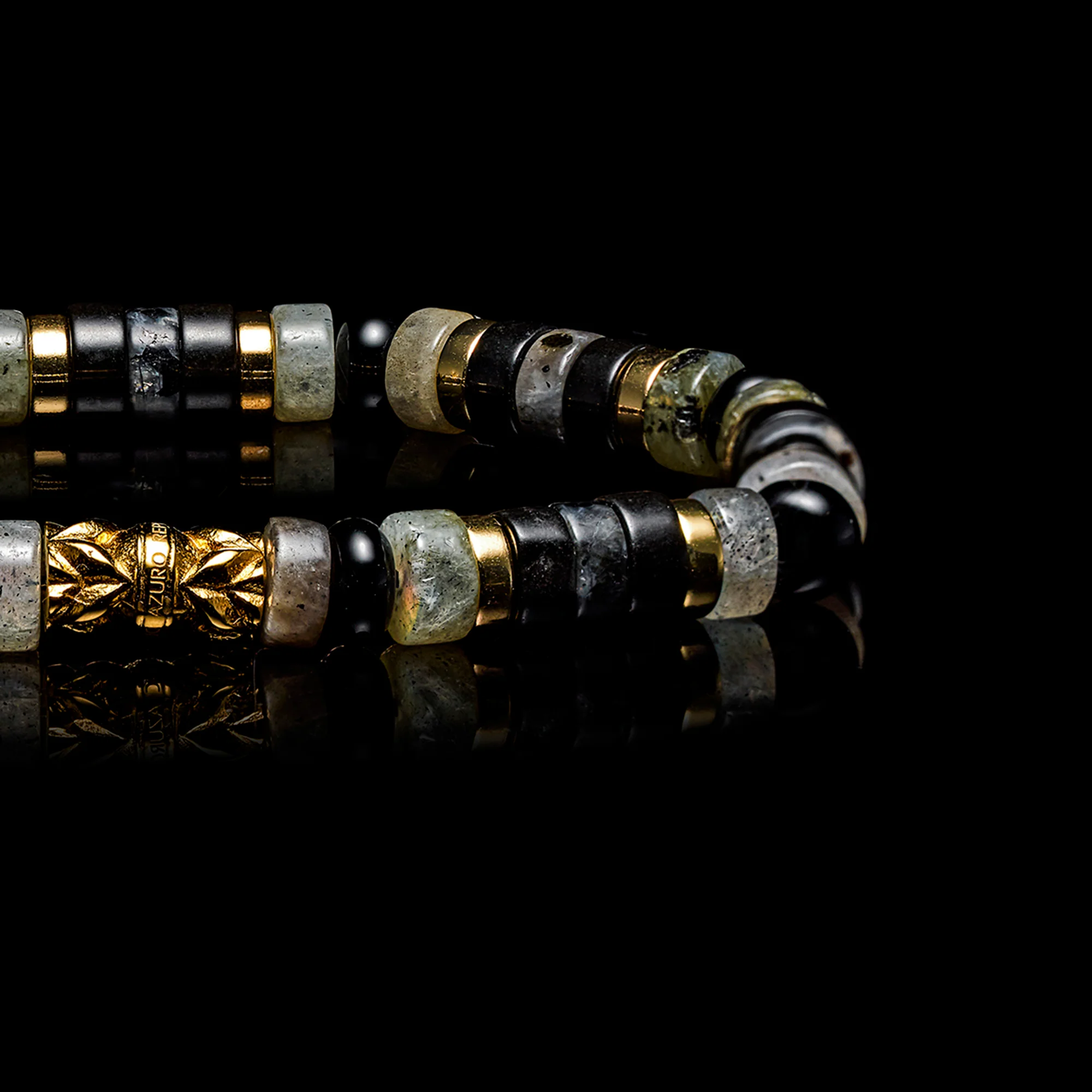Wakkanda | Black Beaded Bracelet - Image 2